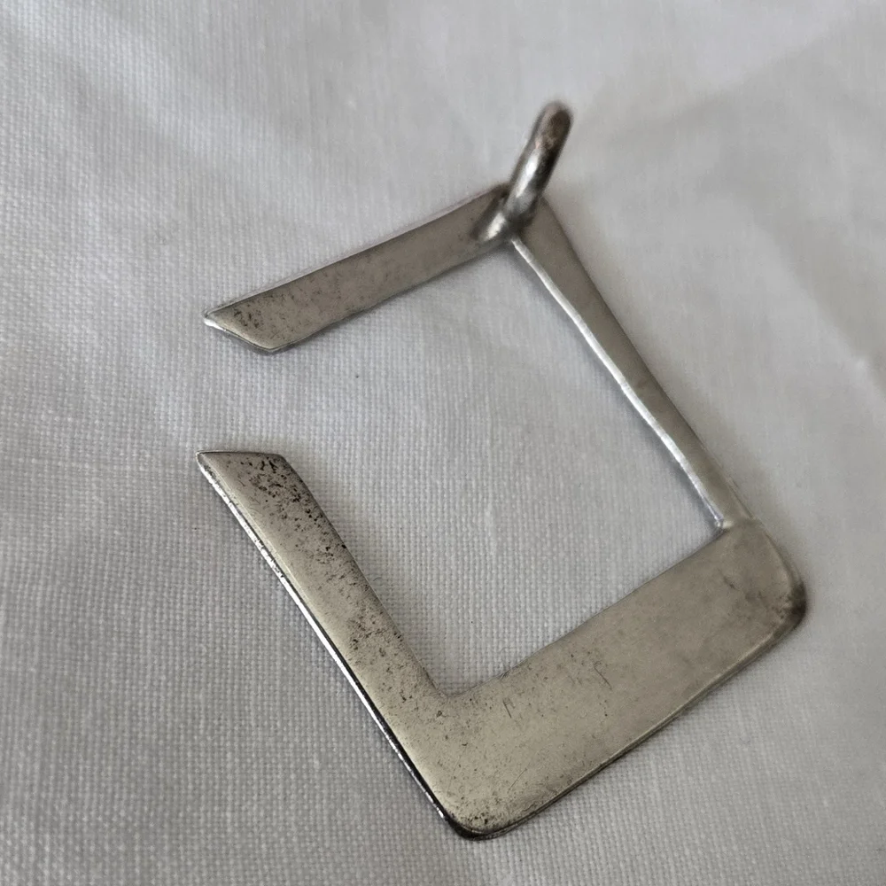 925 Silver Square Pendant